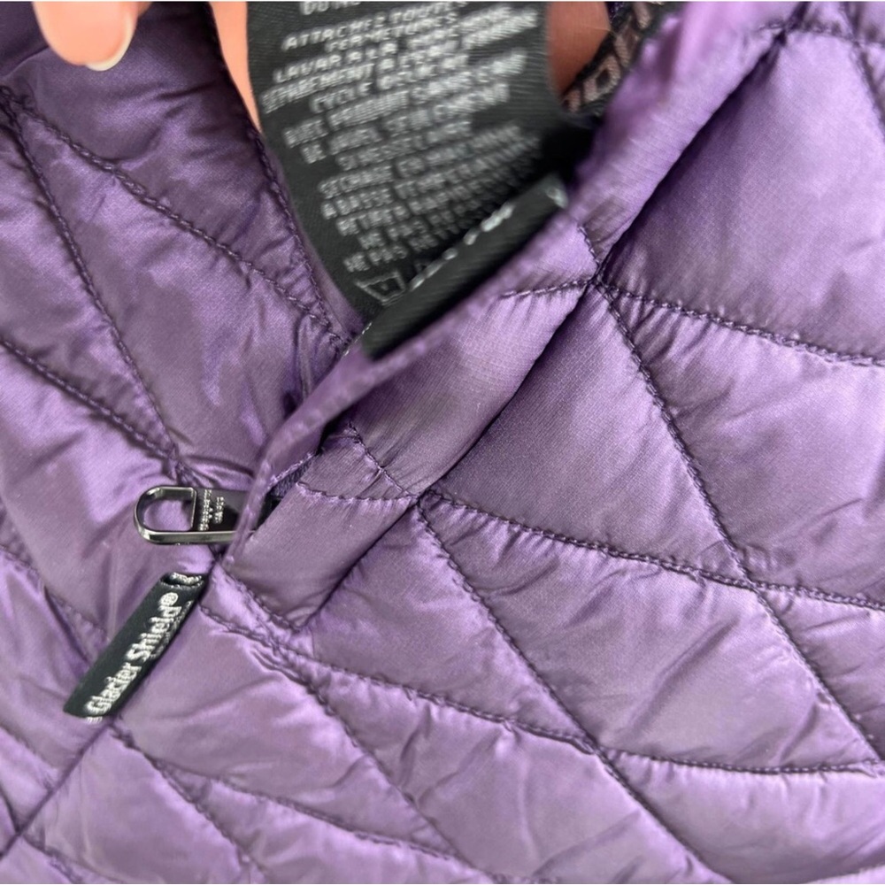 Steve Madden Quilted Purple Sherpa-Lined Vest - Picture 7 of 10